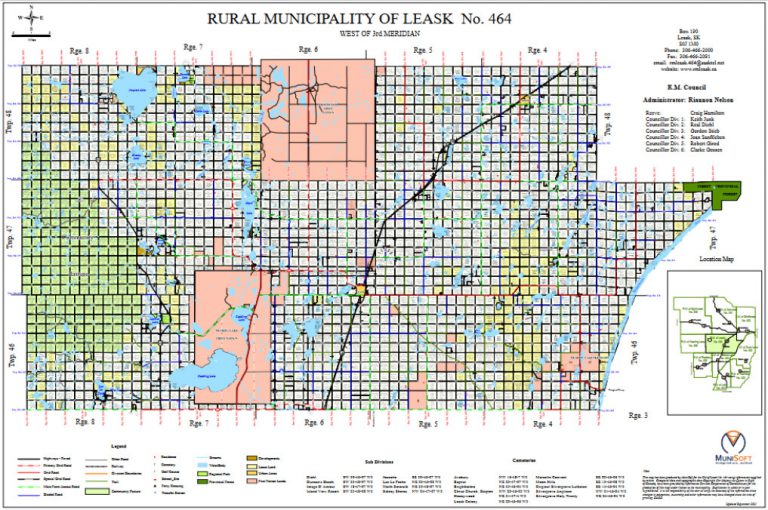 RM Maps RM Leask 464